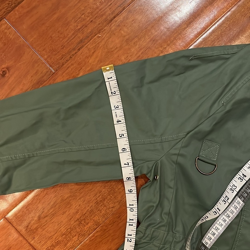 J. Crew Olive Utility Jacket with Dark Trim - Picture 12 of 12